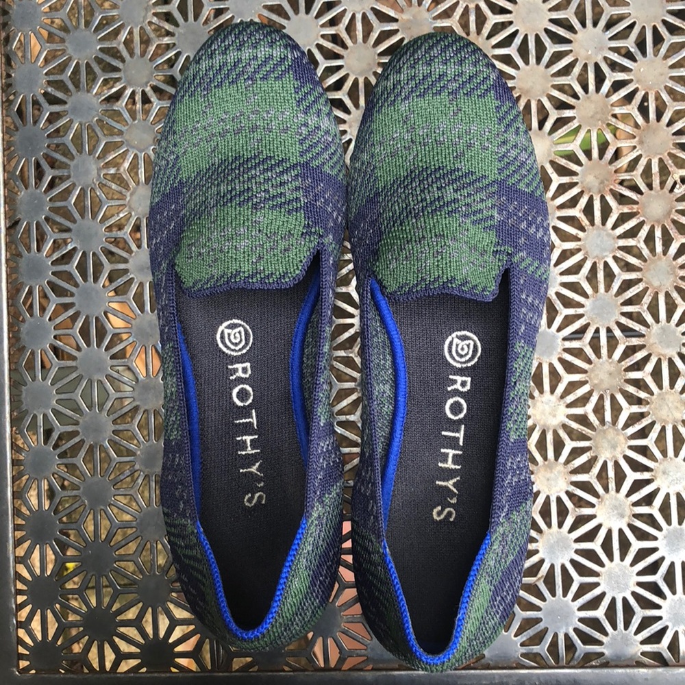 Rothy’s Forest Tartan Loafers